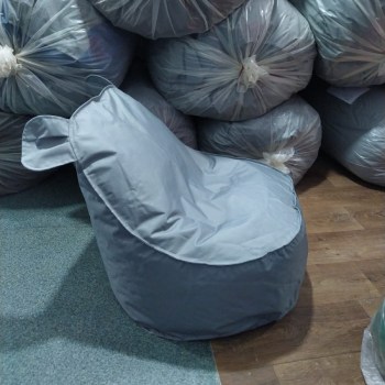 Купити Крісло мішок мишка колір сіра 4 онлайн — безкаркасне крісло для вітальні та спальні, доставка.